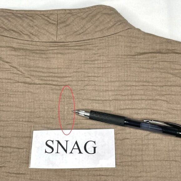 Eileen Fisher Soft Textured Full Zip Jacket Tan - Picture 7 of 8